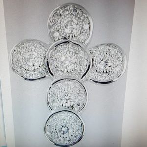 Diamond Pendant Cross .79 TDW Platinum
